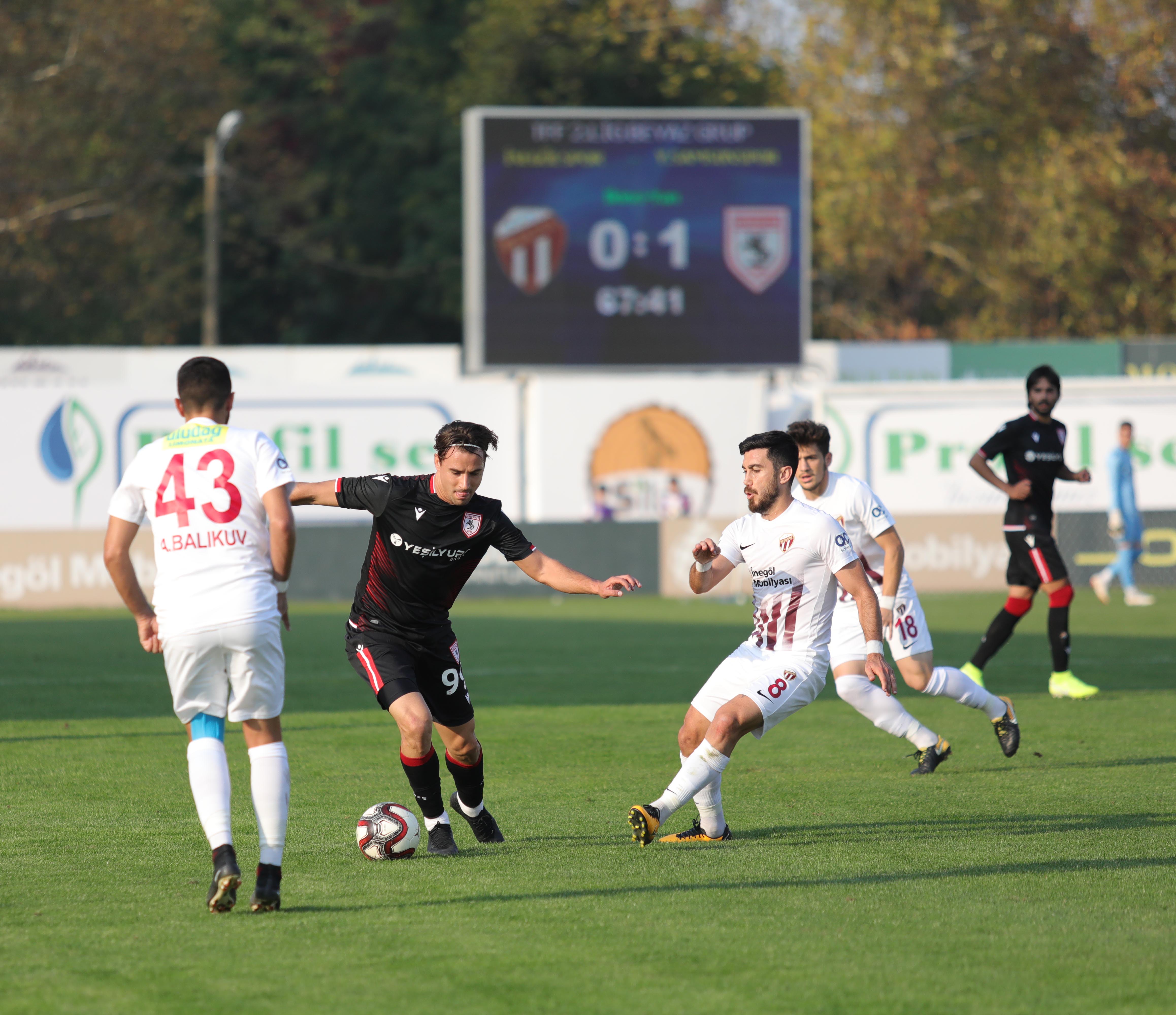 Samsun 3 puanla döndü